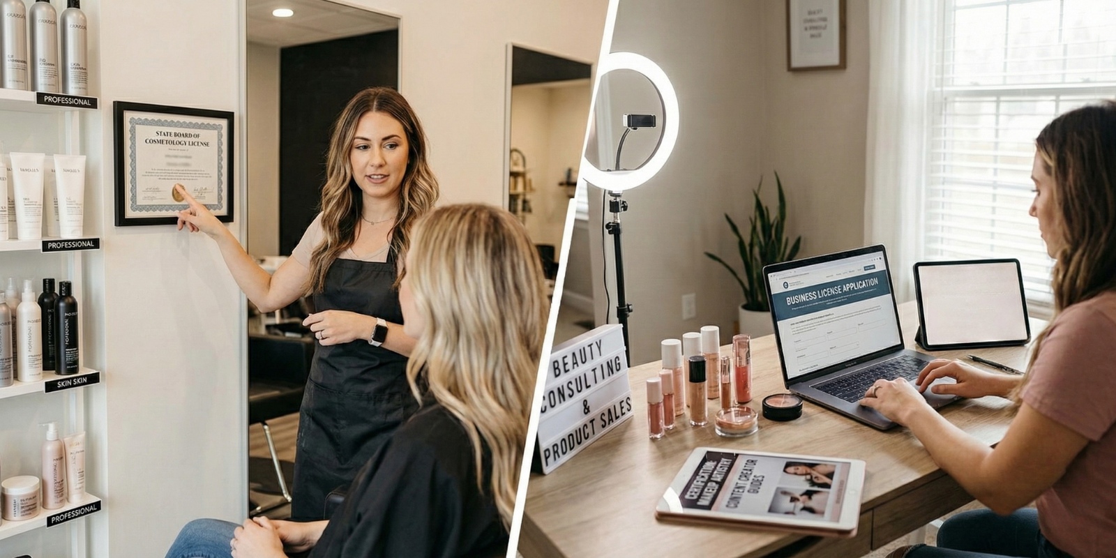 Jobs You Can Do in Cosmetology Without a License (Legally Explained)
